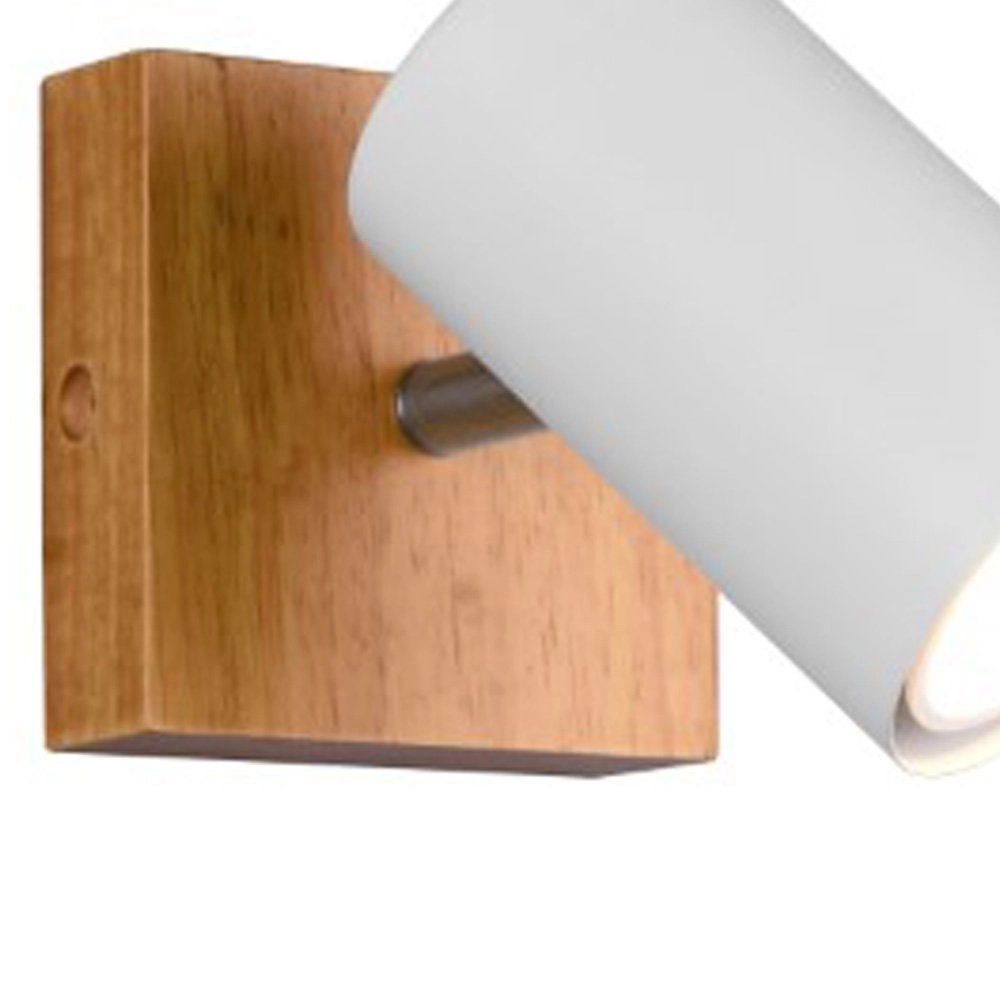 Landelijk wandspotje Marley zwart met wit Trio 4017807487961