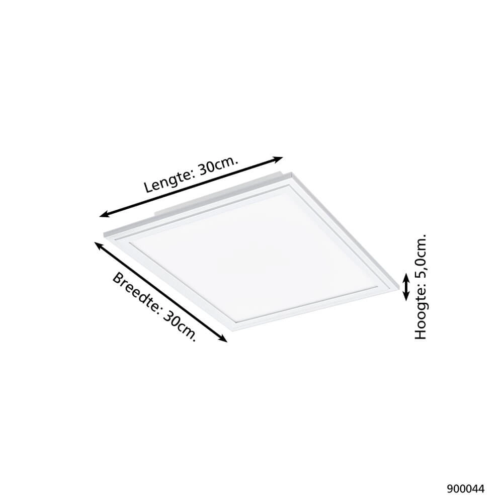 Plafonnière Zigbee Salobrena-Z 30x30cm wit Eglo 9008606221813