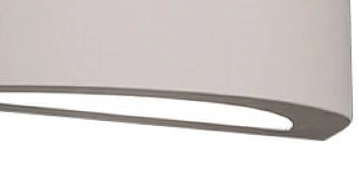 Rond wandlampje Gipsy van gips Lyora 5903139241090