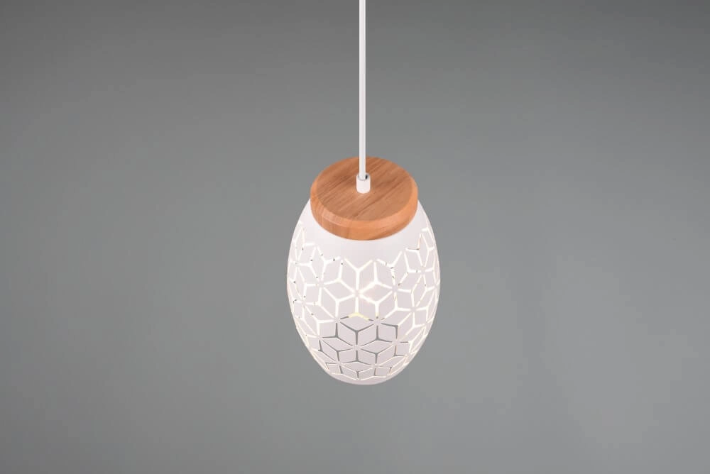 Witte hanglamp Bidar design Trio 4017807574913