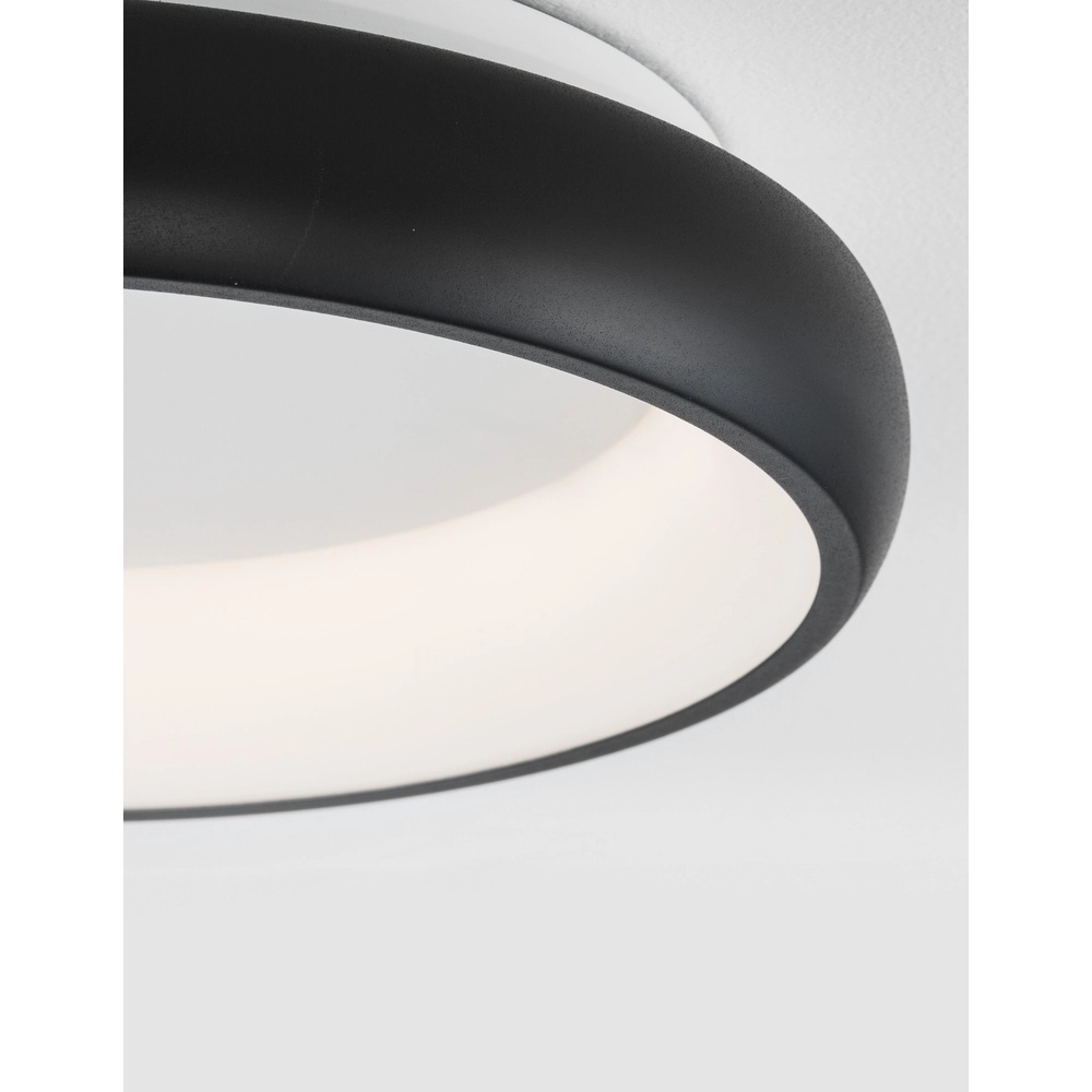 Plafondlamp Albi zwart Ø 41cm Lyora 5212017419514