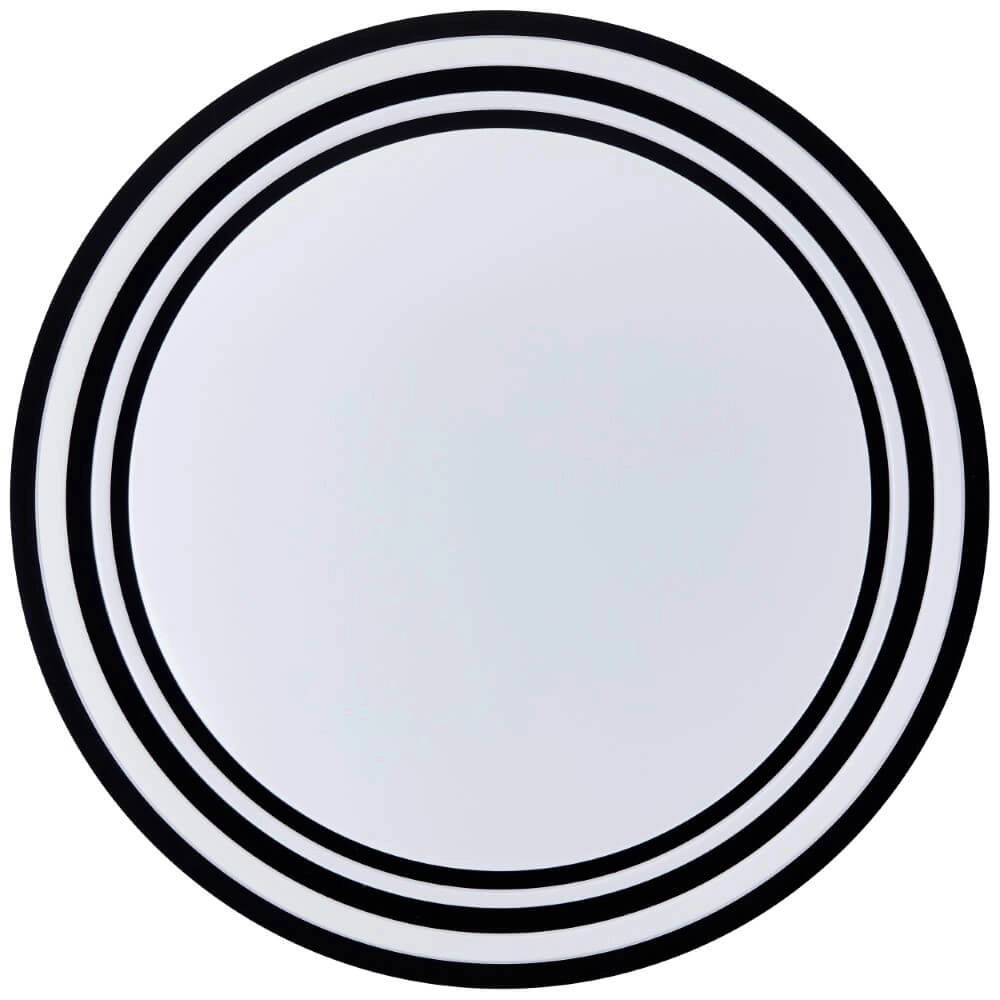 Zwart witte plafondlamp Kobana Ø 49cm Brilliant 4004353426544