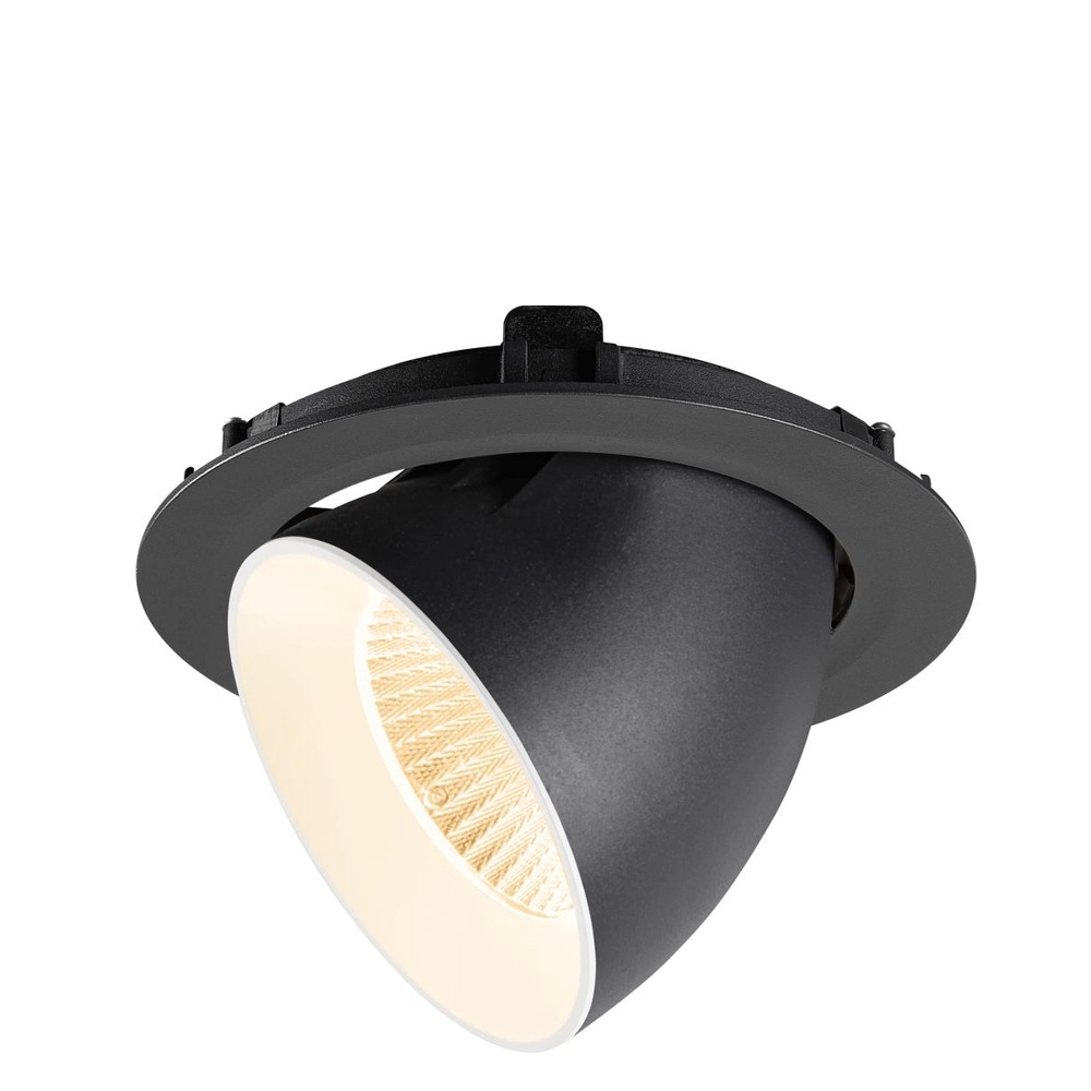 Inbouwspot Numinos Gimble XL zwart/wit 2700K - 40gr SLV 4024163308861