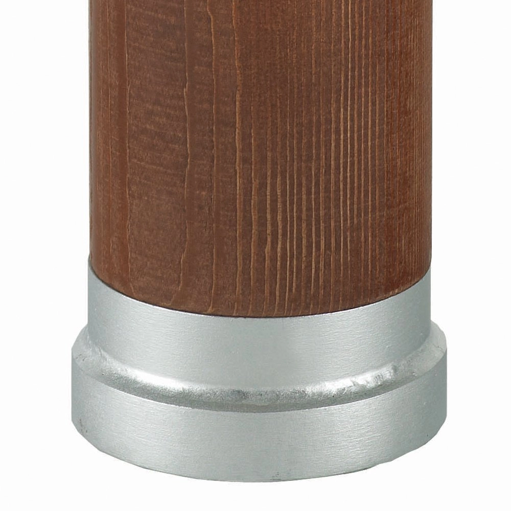 Zinken terraslamp Selhalm met hout 49cm Franssen 7042891450635