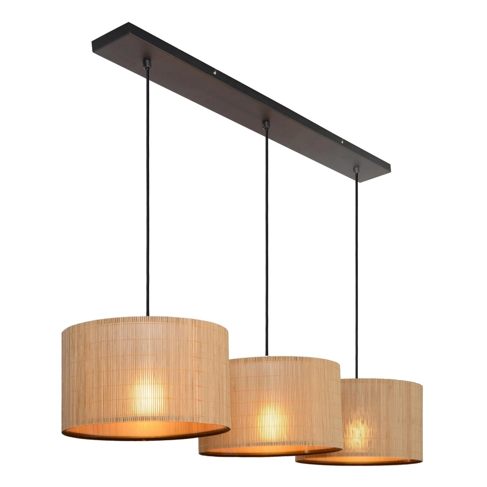 Hanglamp Magius 3-lichts rotan Lucide 5411212031693