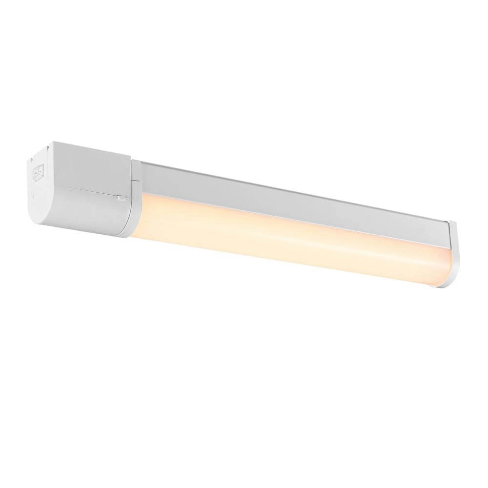 Strakke wandlamp Malaika S wit