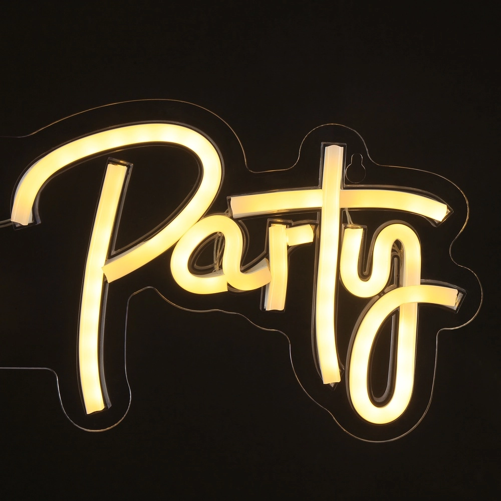 Neon wandlamp Neon-Tales "Let's party" Brilliant 4004353477874