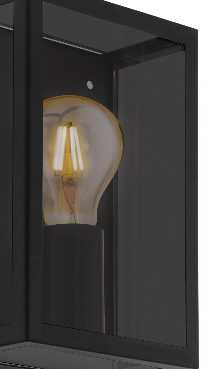 Zwarte buitenlamp Almonte Smoke Eglo 9002759336271