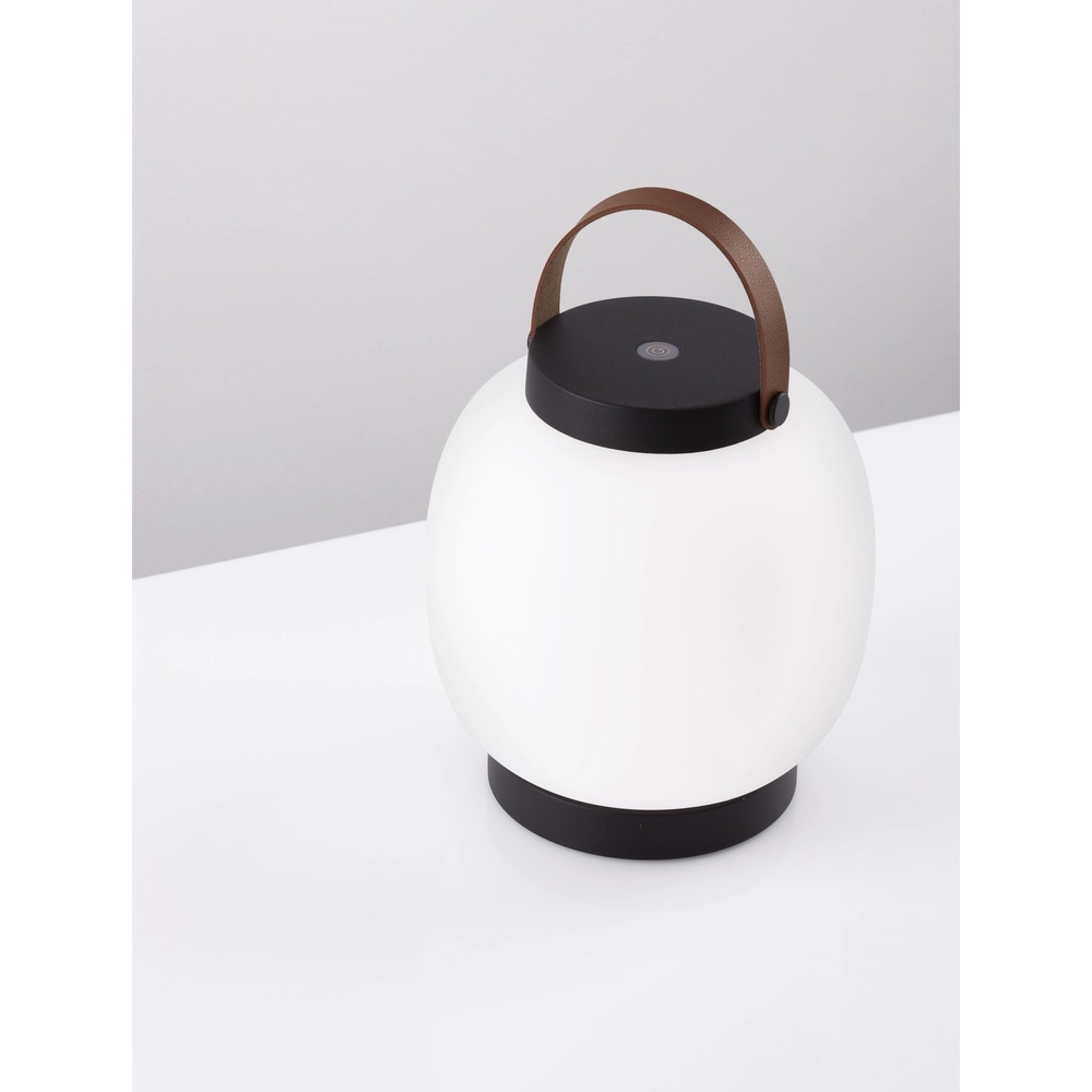 Rechargeable table lamp Jigra anthracite with white Lyora 5212017434876