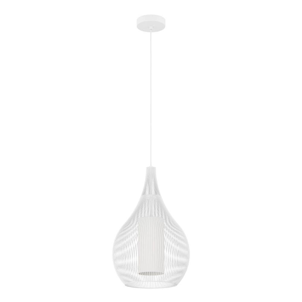 Moderne witte hanglamp Razoni 1 Ø 32,5cm Moderne witte hanglamp Razoni 1 Ø 32,5cm