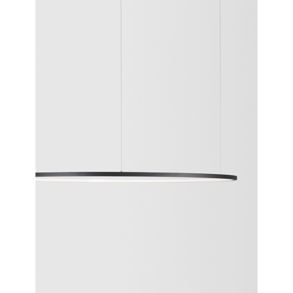 Round pendant lamp Tarquin black Ø 100cm Lyora 5212017438348