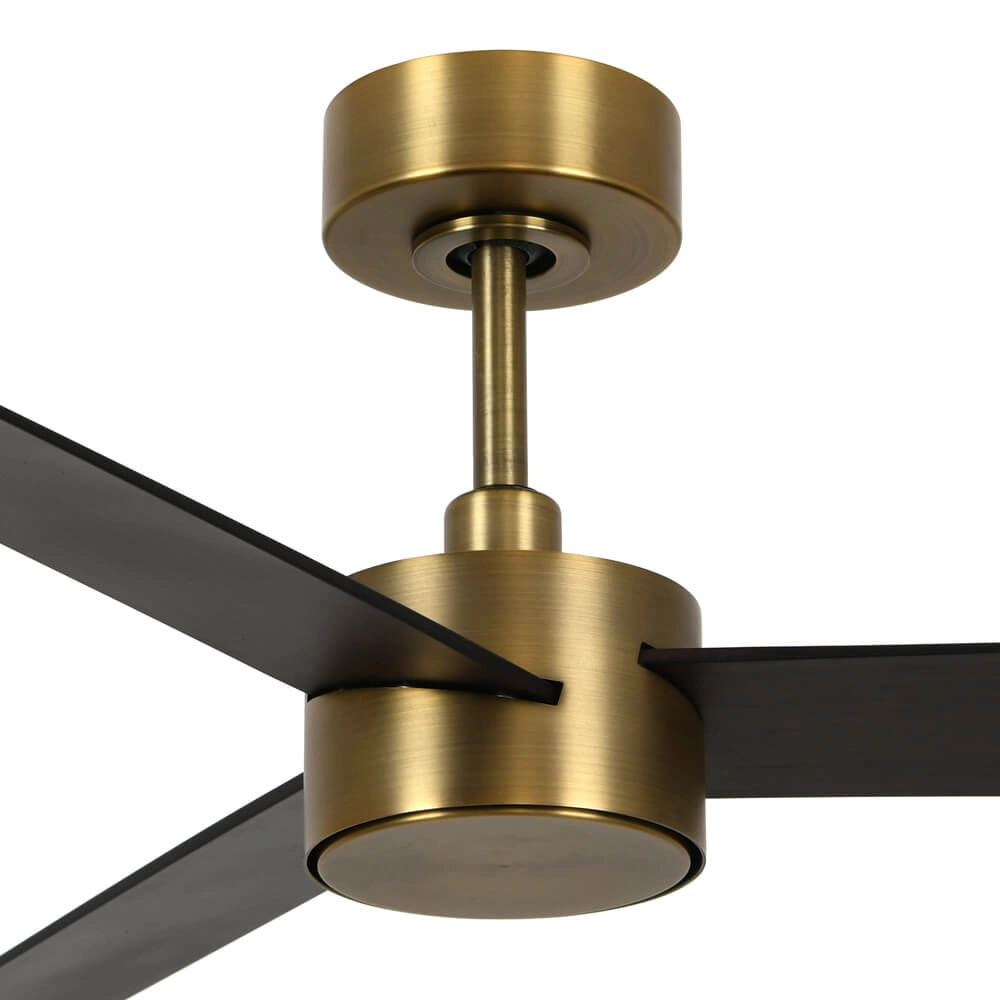 Plafondventilator Climate IV messing met hout Ø132cm Beacon 9333509192787