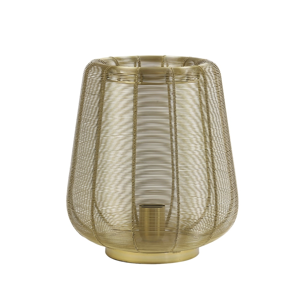 Gouden tafellamp Adeta Ø 29cm Light & Living 8717807600945