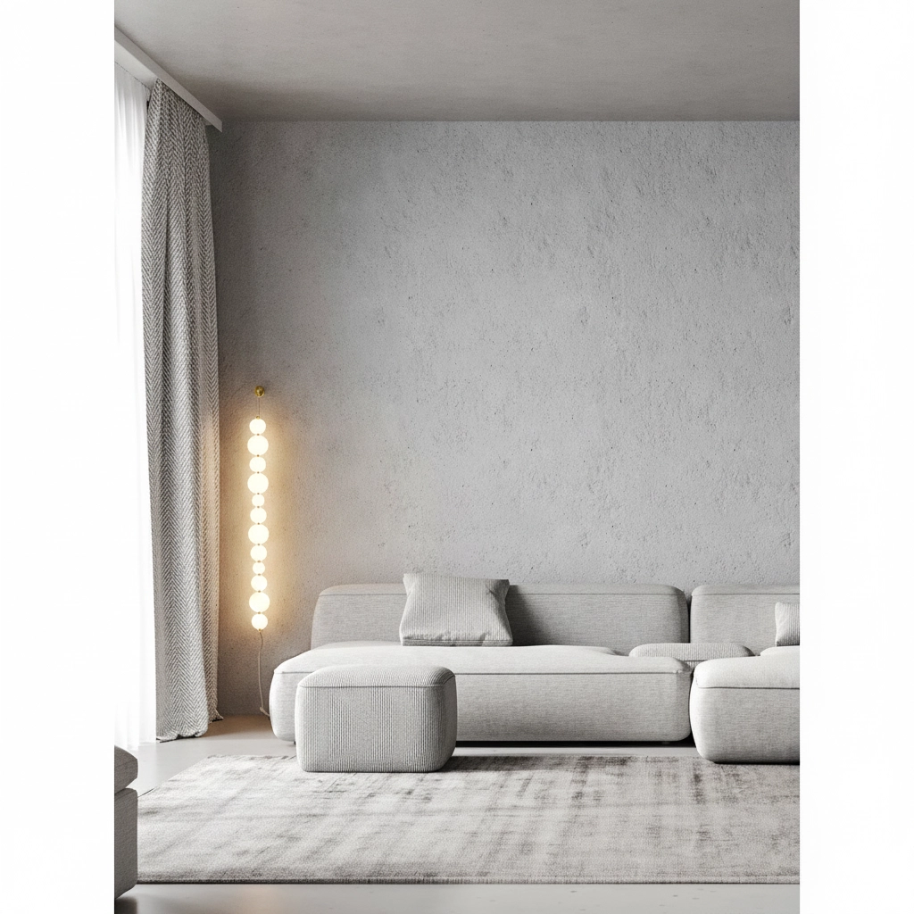 Unieke wandlamp Perla goud