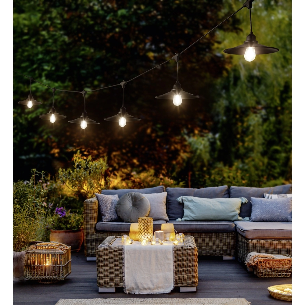 Lichtslinger Chain zwart 10 lampjes Trio 4017807650648