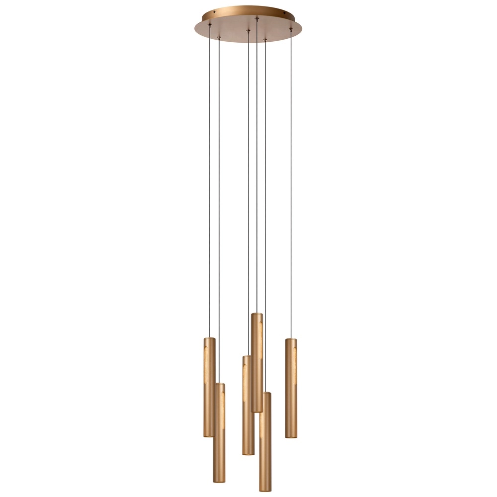 Design hanglamp Griffith 6-lichts brons