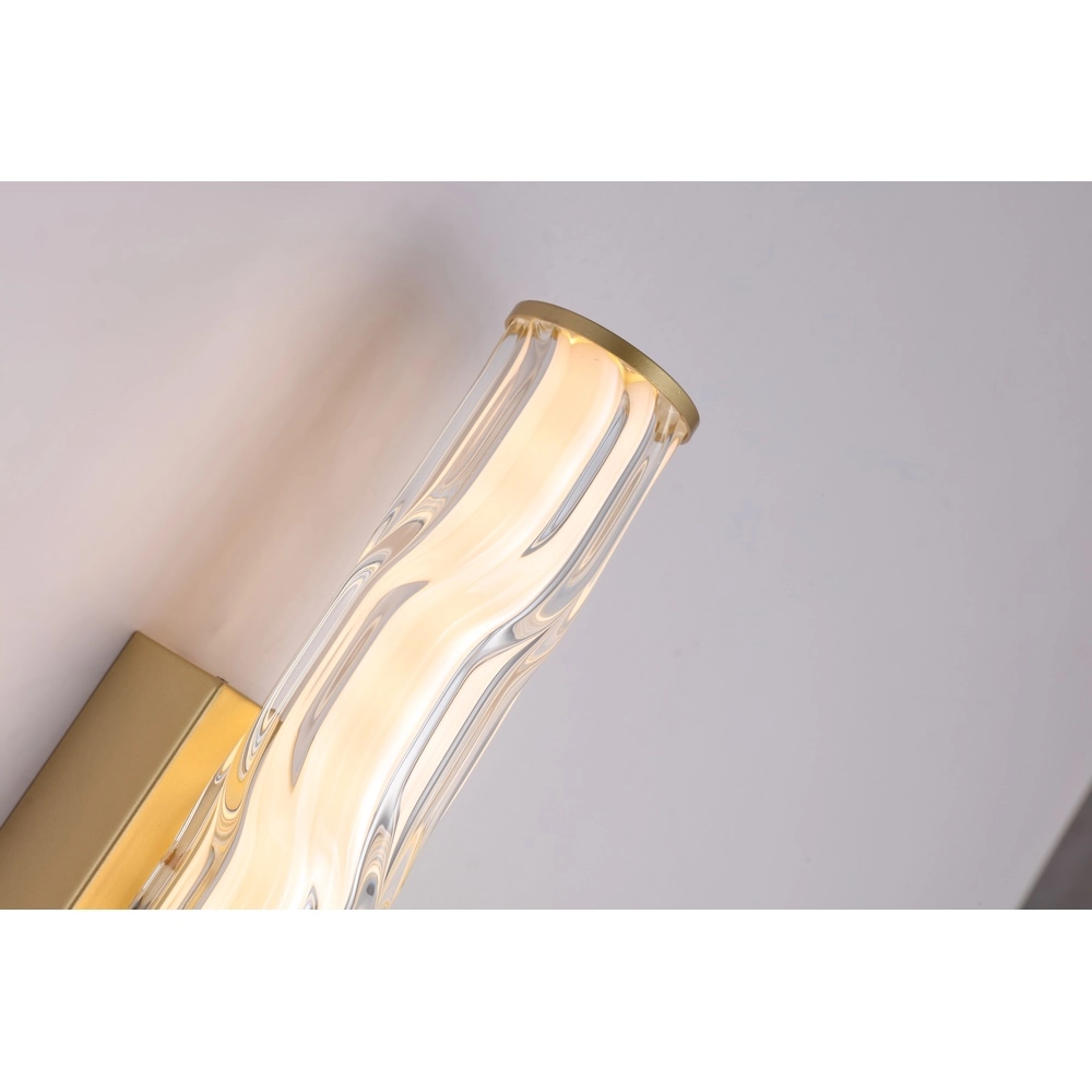 Wandlamp Vibrate goud 43cm Searchlight 5053423299280