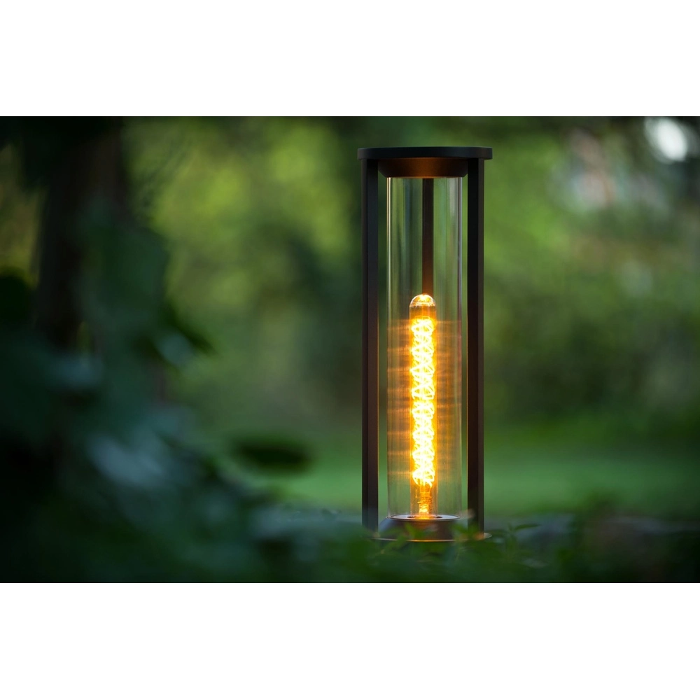 Sokkellamp 50cm Cadix zwart IP65 Lucide 5411212151919
