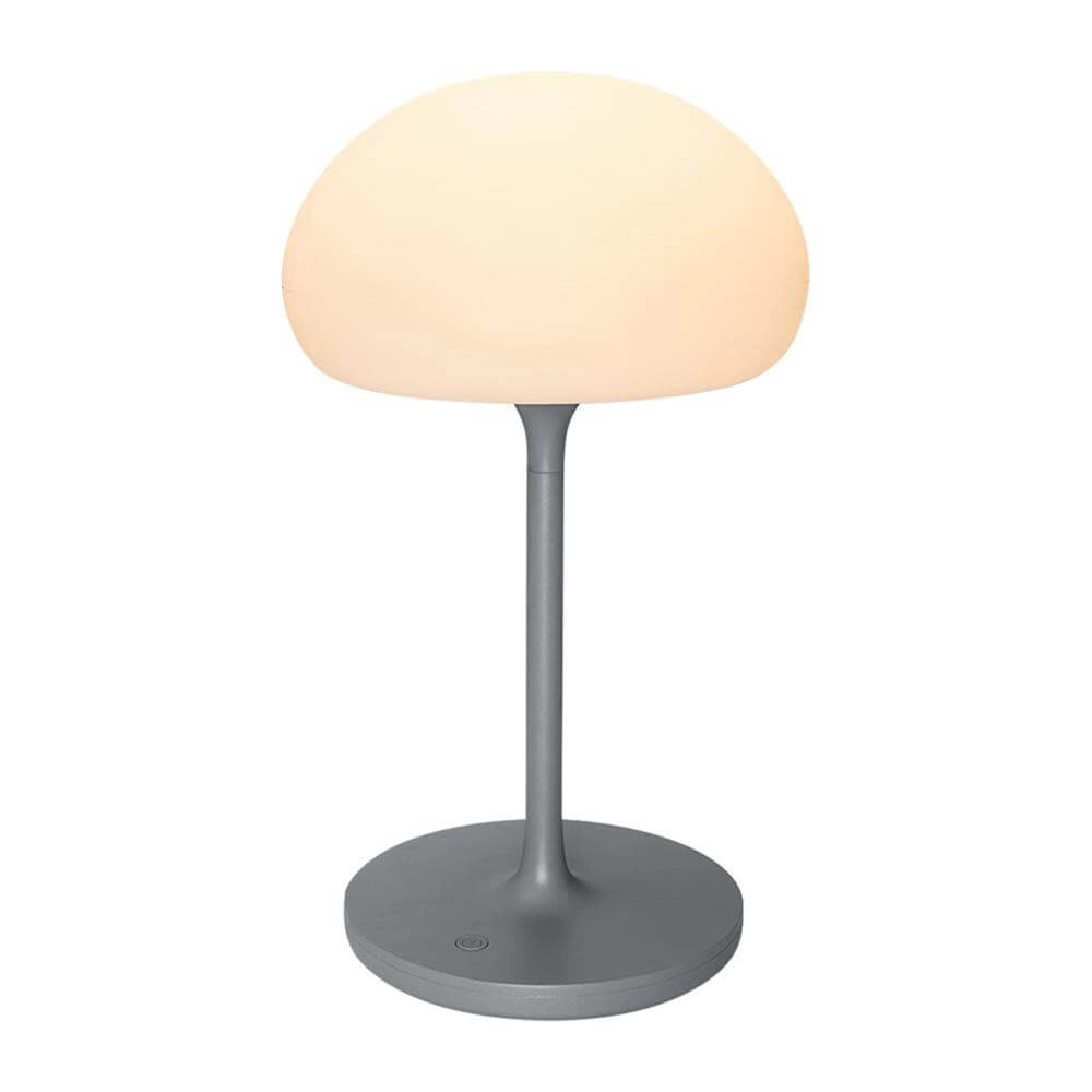 Tafellamp Sponge grijs met wit oplaadbaar Tafellamp Sponge grijs met wit oplaadbaar