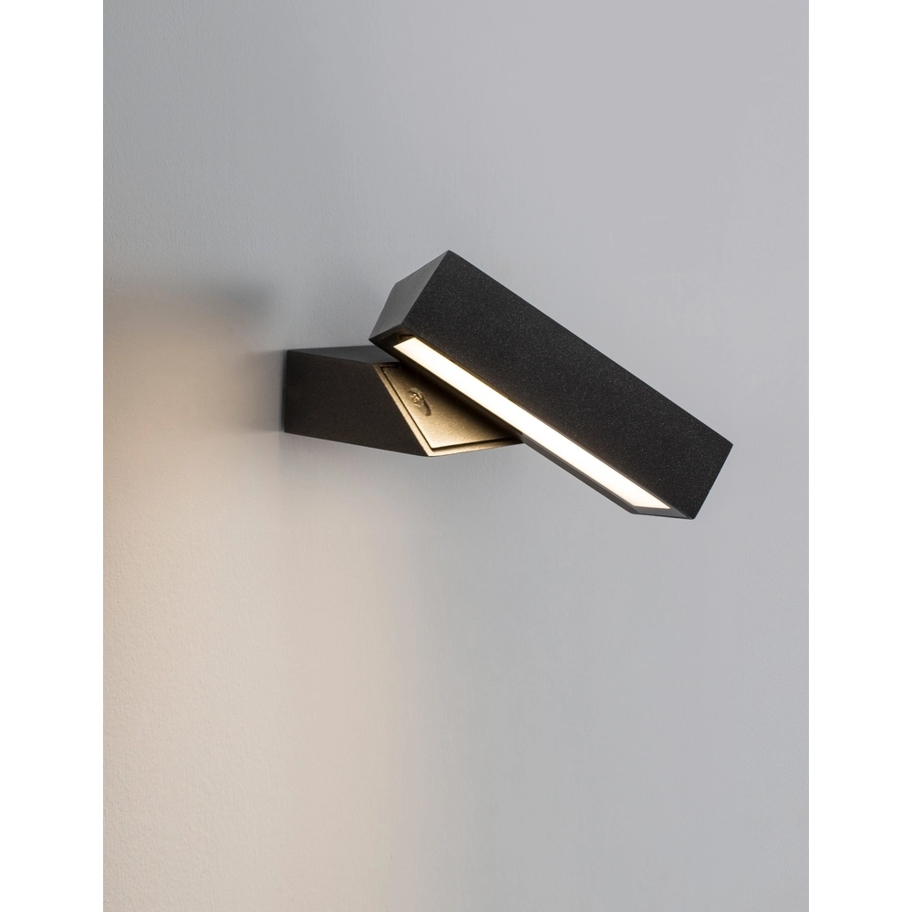 Design wandlamp Brin antraciet