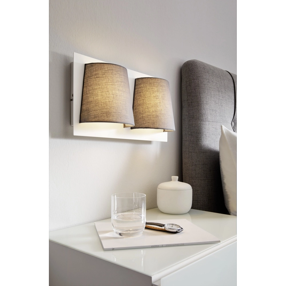 Wandlamp Serravalle wit met zwart Eglo 9002759976255