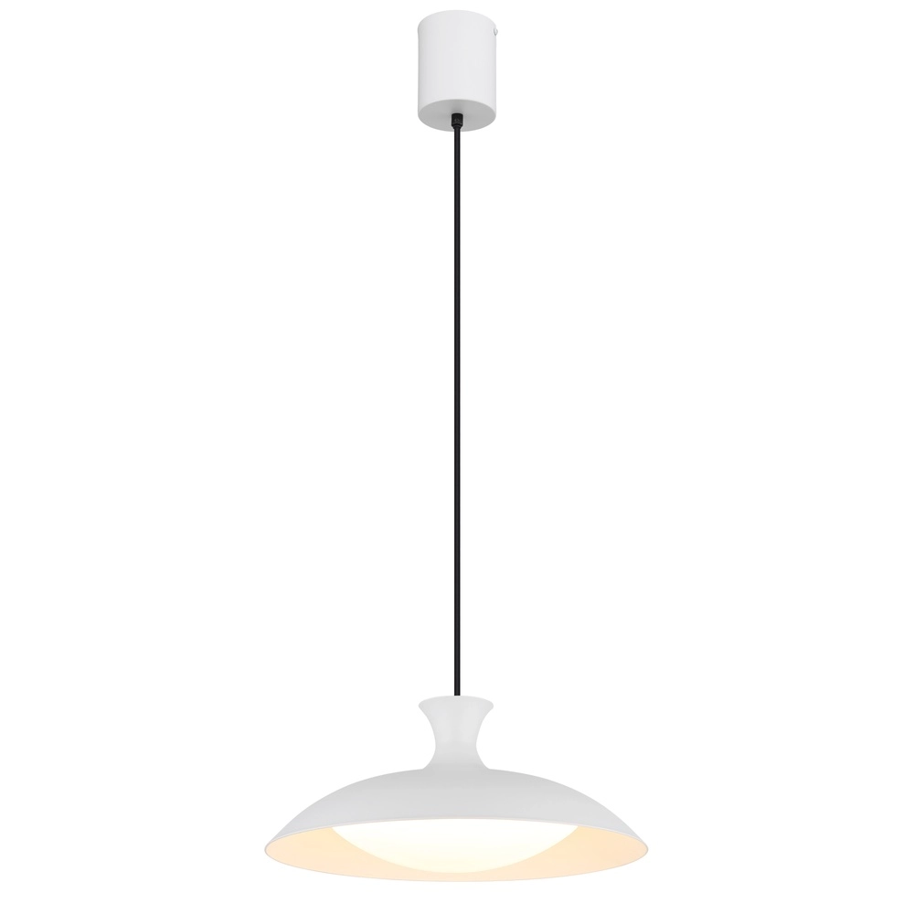 Witte hanglamp Rocha design Ø 40cm Globo 9007371522996