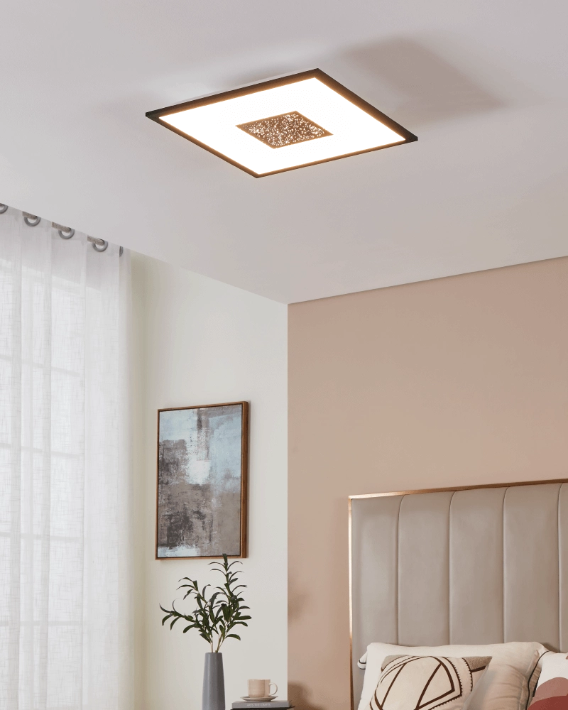 Moderne plafondlamp Marmorata 45 bij 45 cm Eglo 9008606244621