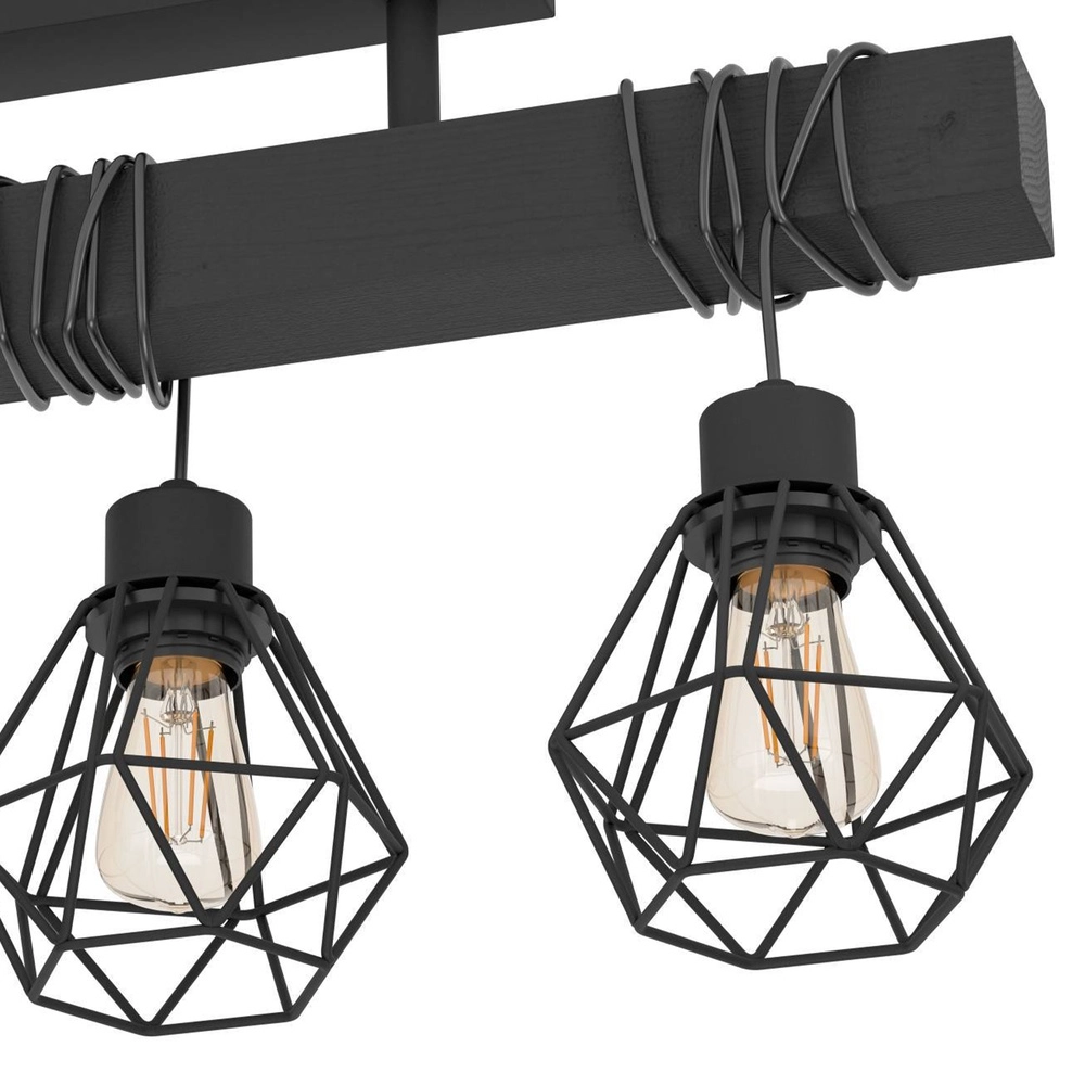 Landelijke plafondlamp Townshend 5 3-lichts Eglo 9002759307516