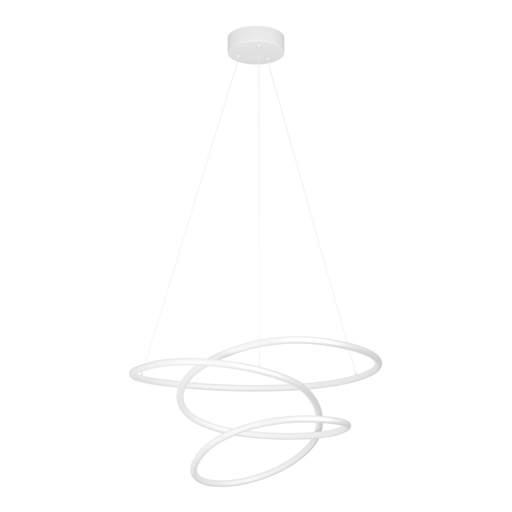 Moderne hanglamp Racale Ø 58cm wit Eglo 9008606391417