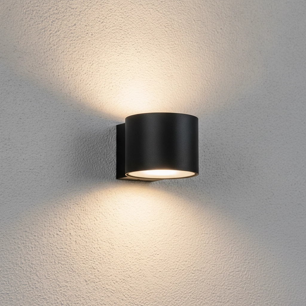 Design wandspot Beta up en down zwart