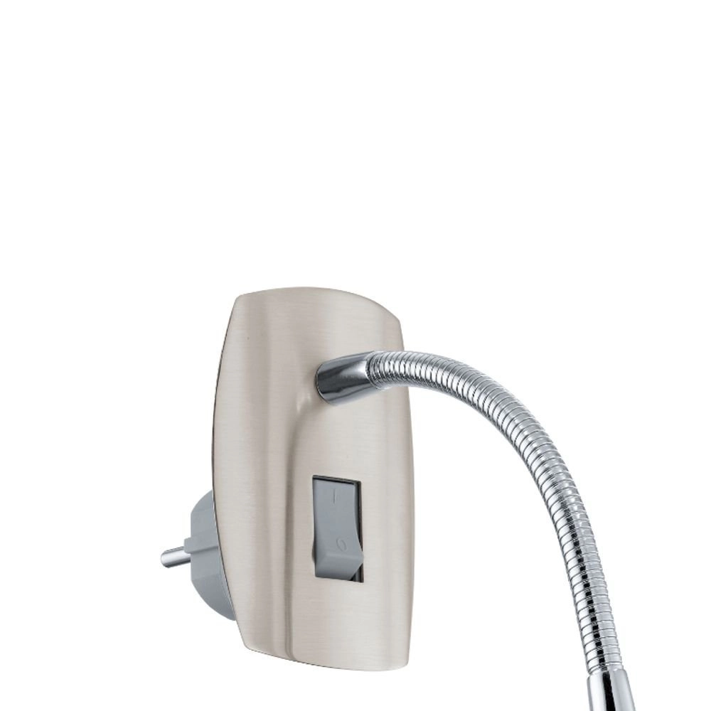 Stekkerlamp - leeslamp Mini 4 nikkel mat Eglo 9002759929336