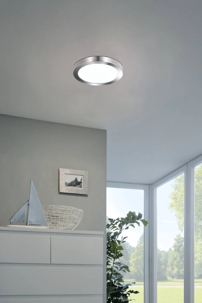 RVS badkamer plafondlamp Fueva 5 4000K Eglo 9002759308926