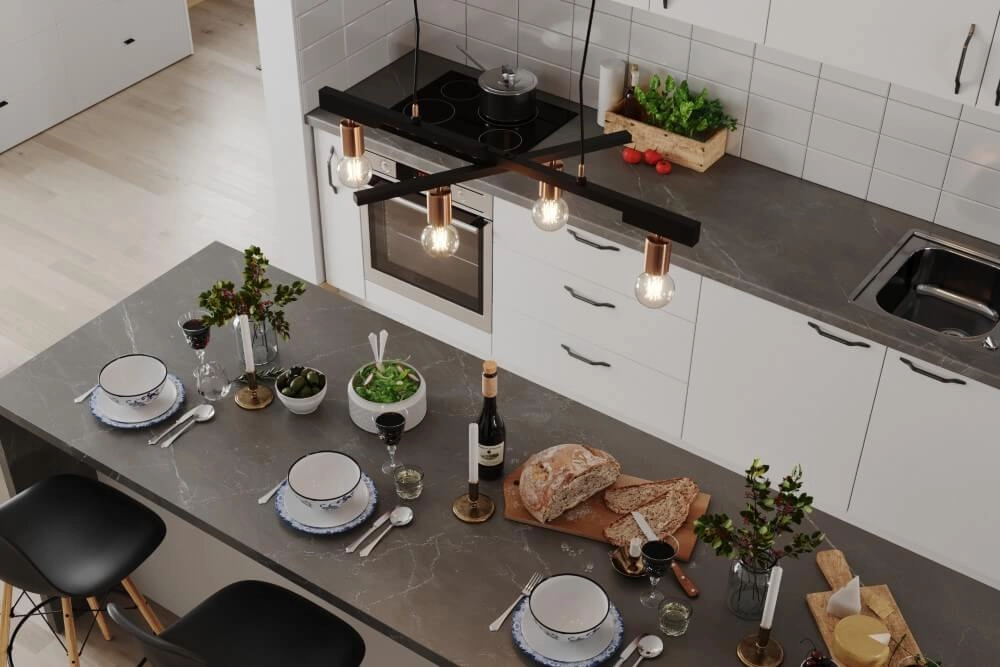 Hanglamp Zeona mat zwart By Rydéns 7391741010308