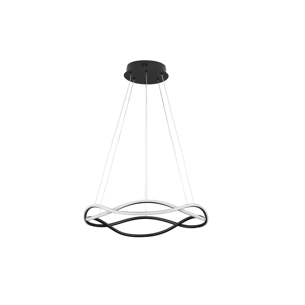 Design hanglamp Jinal zwart Ø 60cm Lyora 5212017438737
