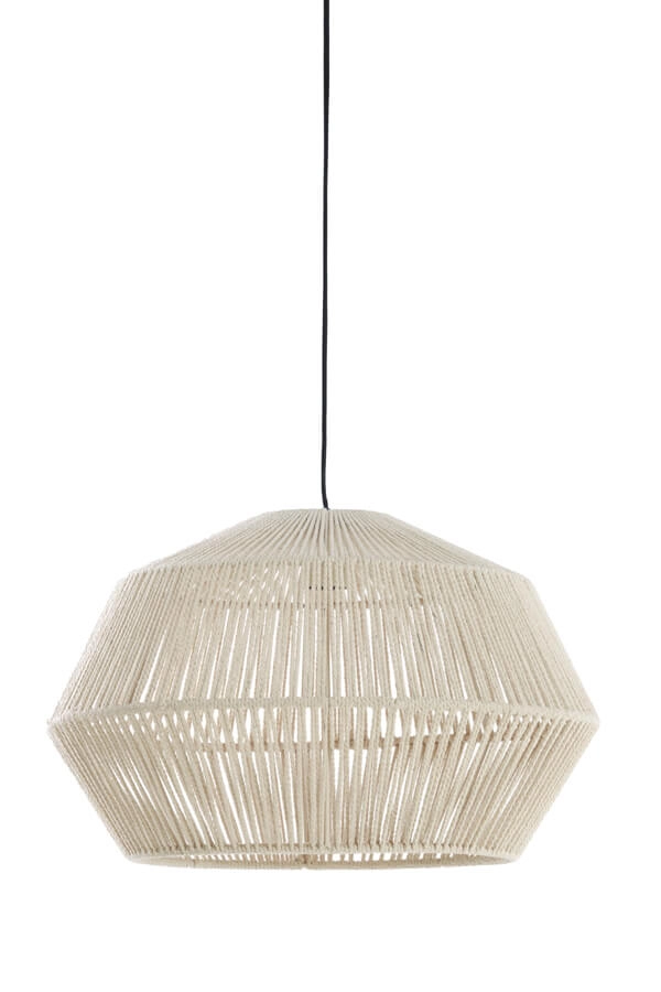 Scandinavische hanglamp Deya crème Ø 49cm Light & Living 8717807744939