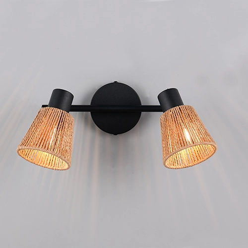 Plafondlamp Natrel dubbel bruin Trio 4017807672343