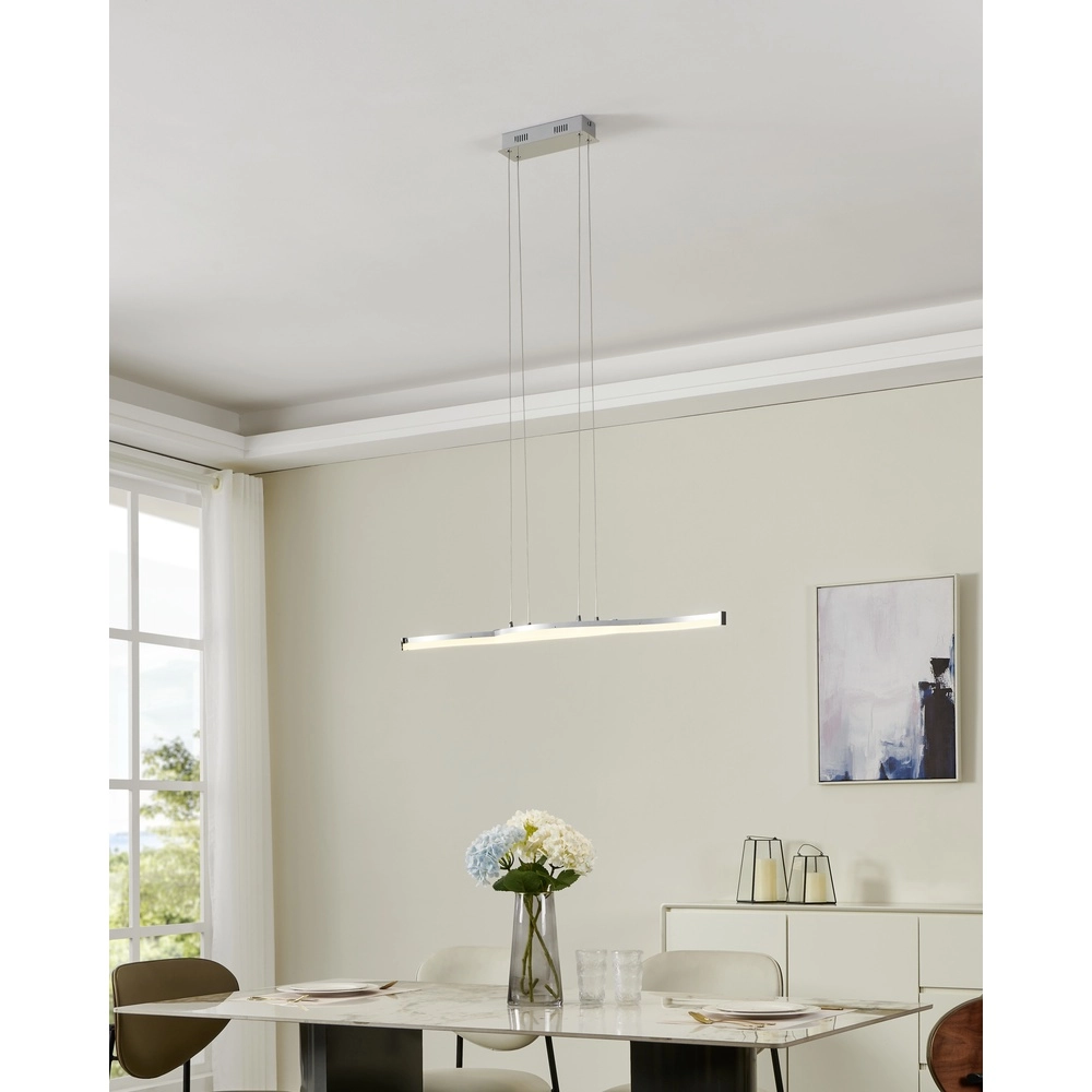 Moderne hanglamp Lasana 2 chroom Eglo 9002759961015