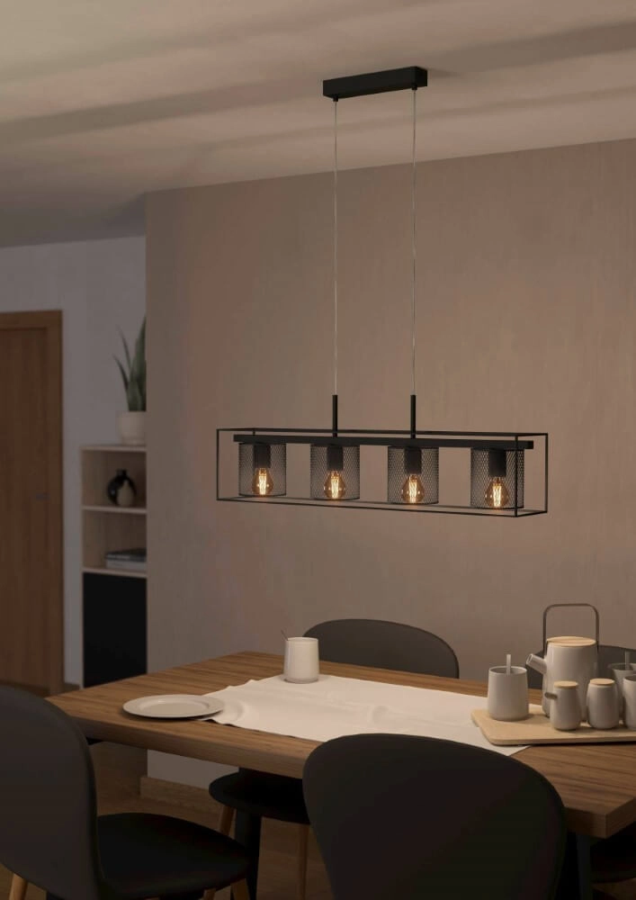 Landelijke hanglamp Catterick 4x E27 Eglo 9002759437732