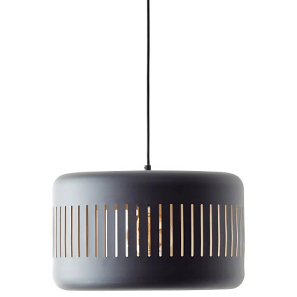 Zwarte hanglamp Tyas Ø 38cm Brilliant 4004353411465
