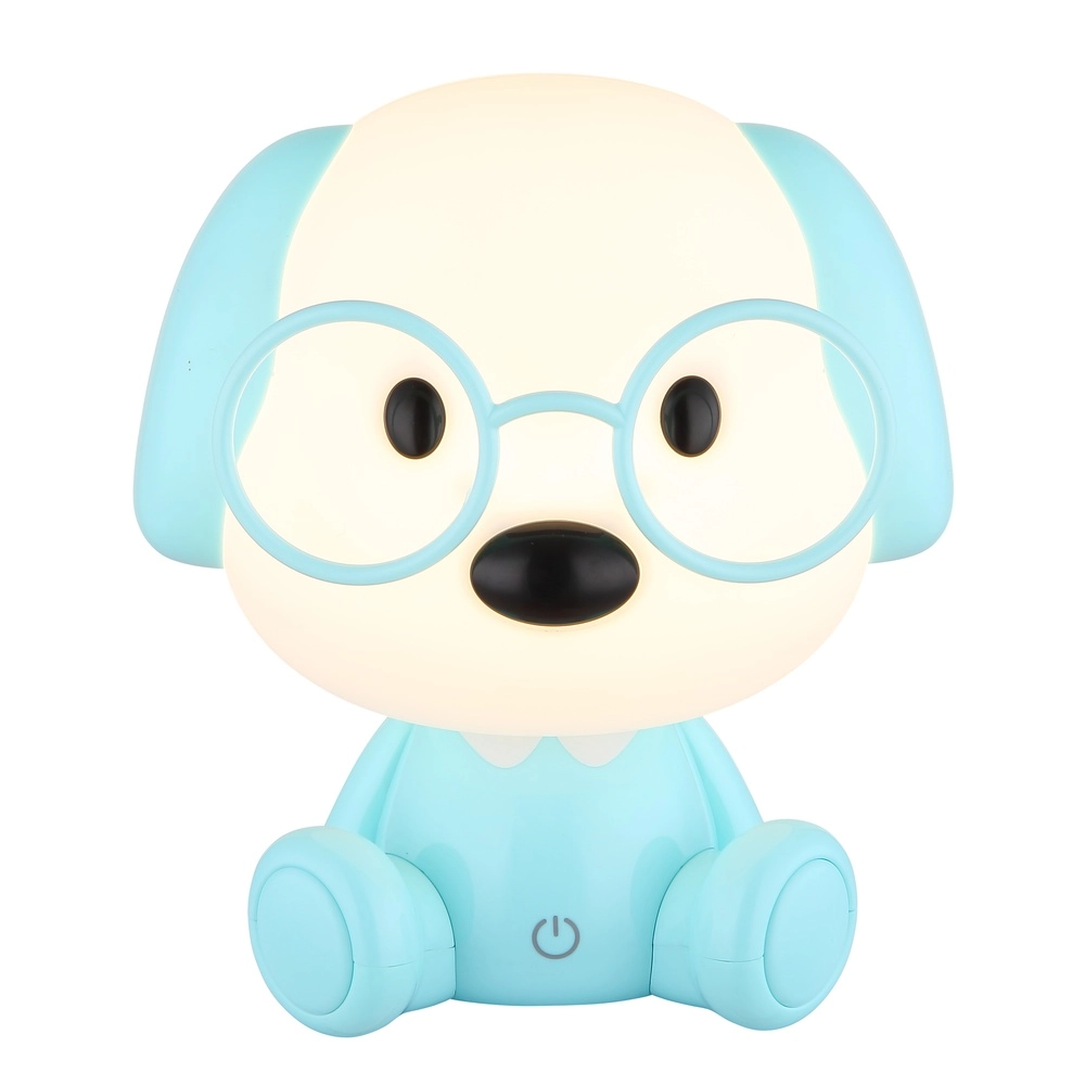 Kinderkamer lampje Puppy blauw Globo 9007371506293