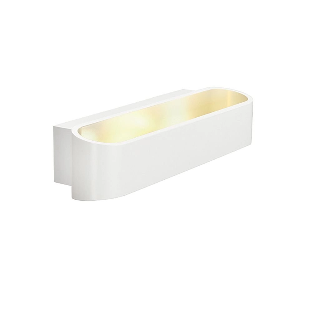 Led wandlamp Asso 300 2x5w - 3000K - 30cm wit Led wandlamp Asso 300 2x5w - 3000K - 30cm wit