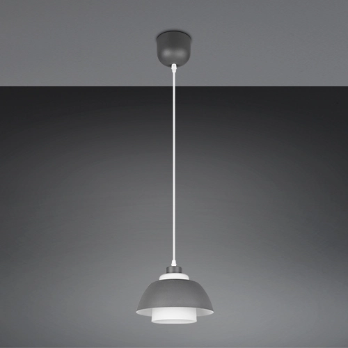 Design hanglamp Tilos antraciet Ø 23cm Trio 4017807682403