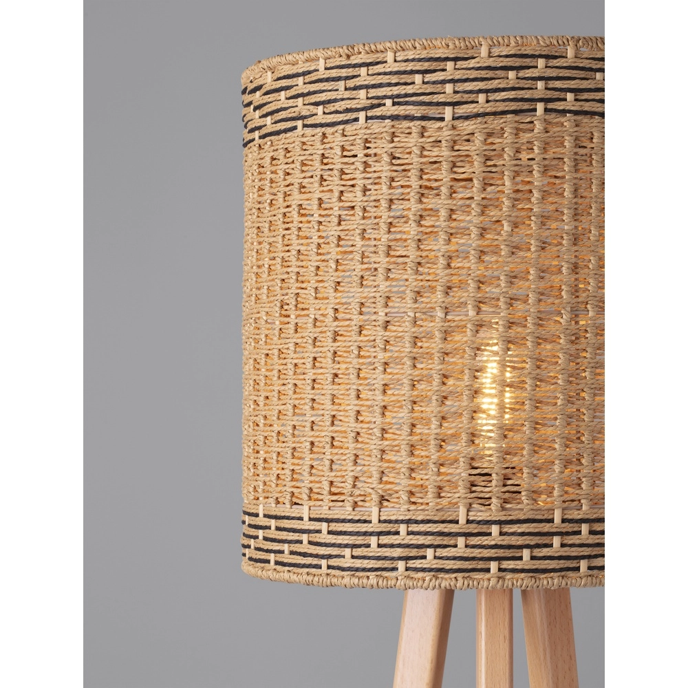 Vloerlamp Plette rotan Lyora 5212017453006
