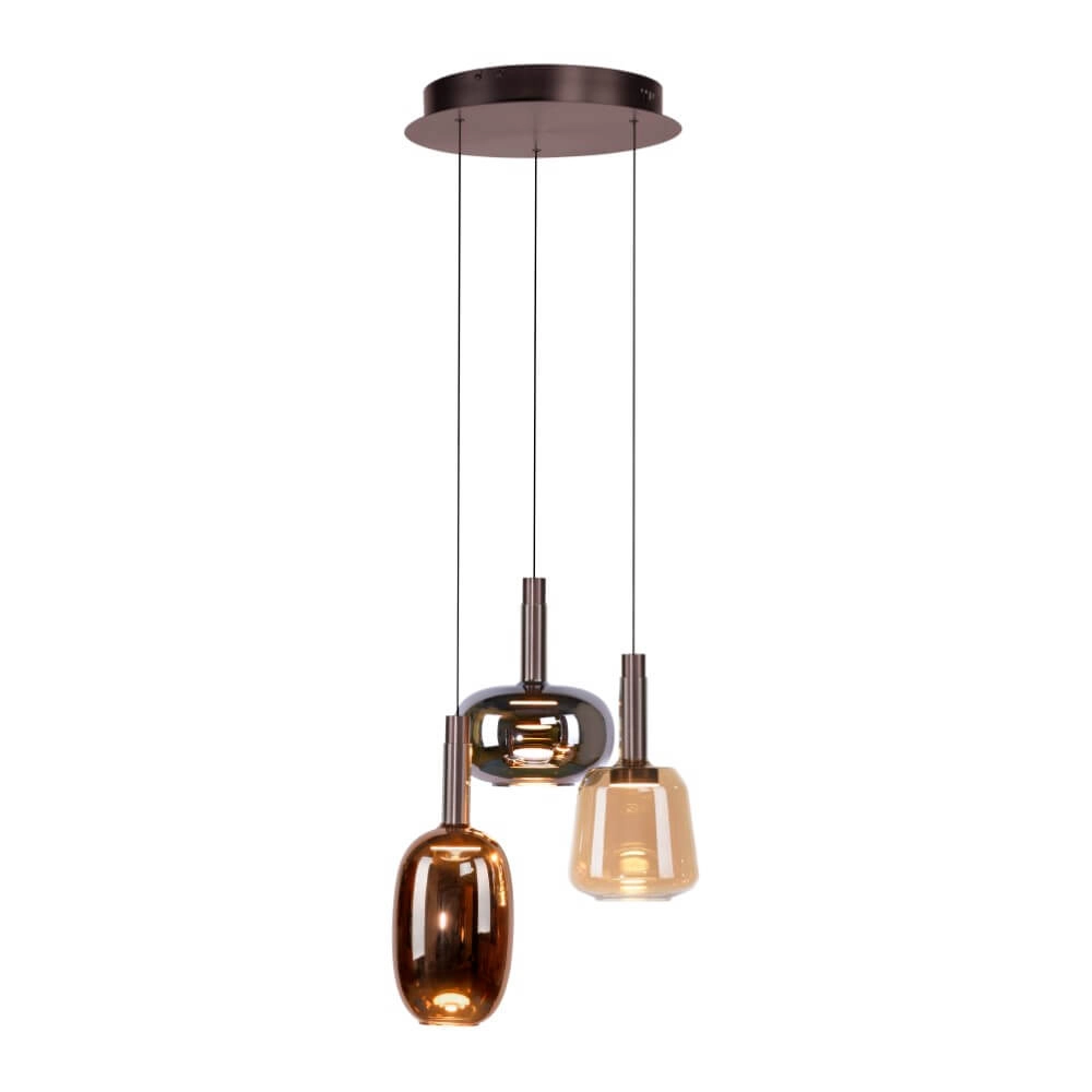 Vrolijke hanglamp Irides 3-lichts rond Paul Neuhaus 4012248385845