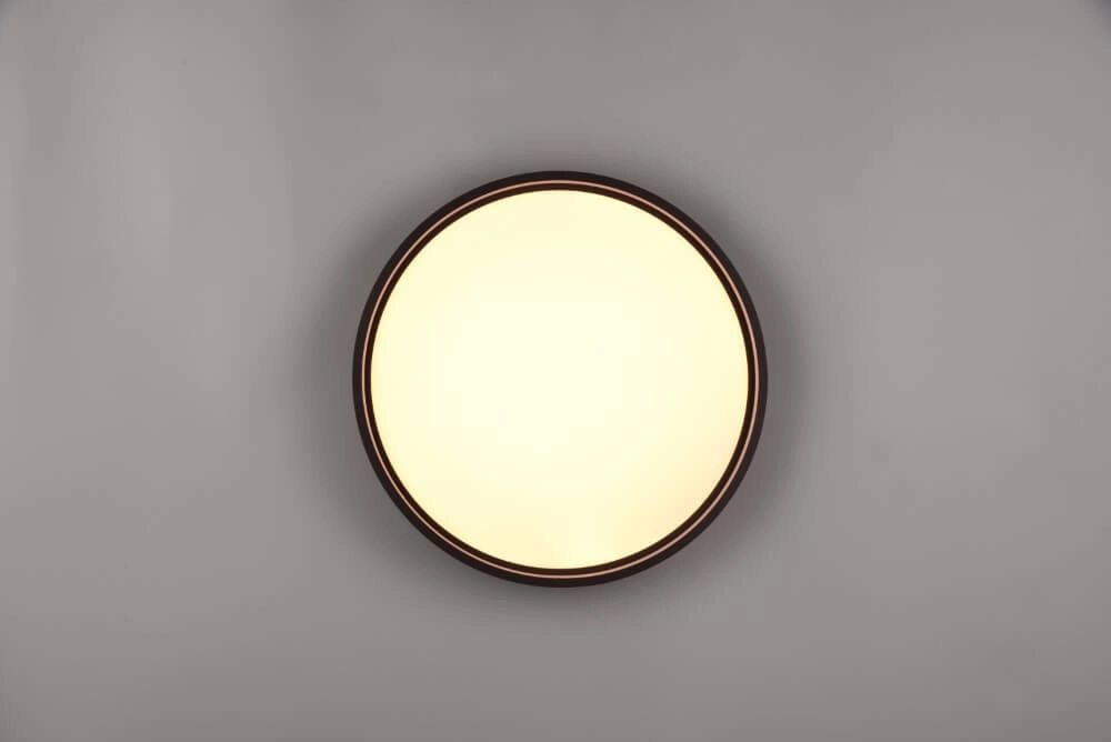 Wit met zwarte plafonniere Doha Trio 4017807575002