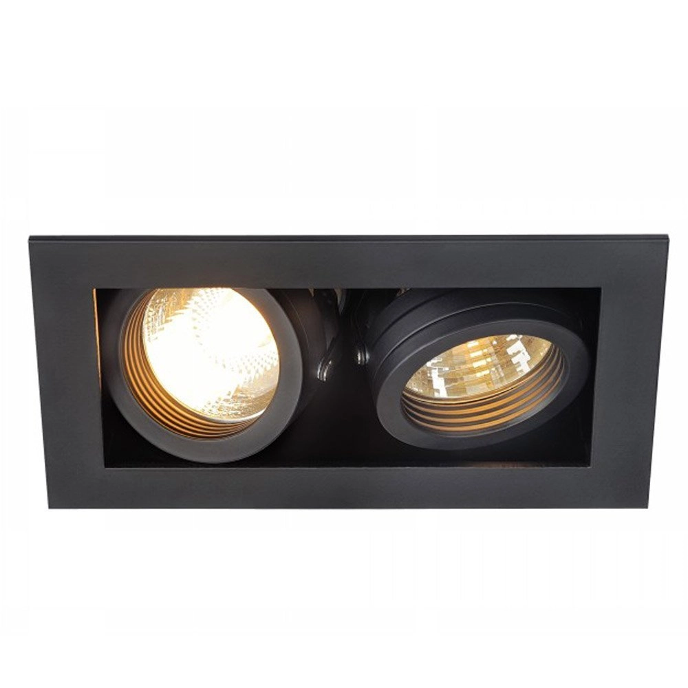 Inbouwspot Kadux 2 GU10 9cm zwart
