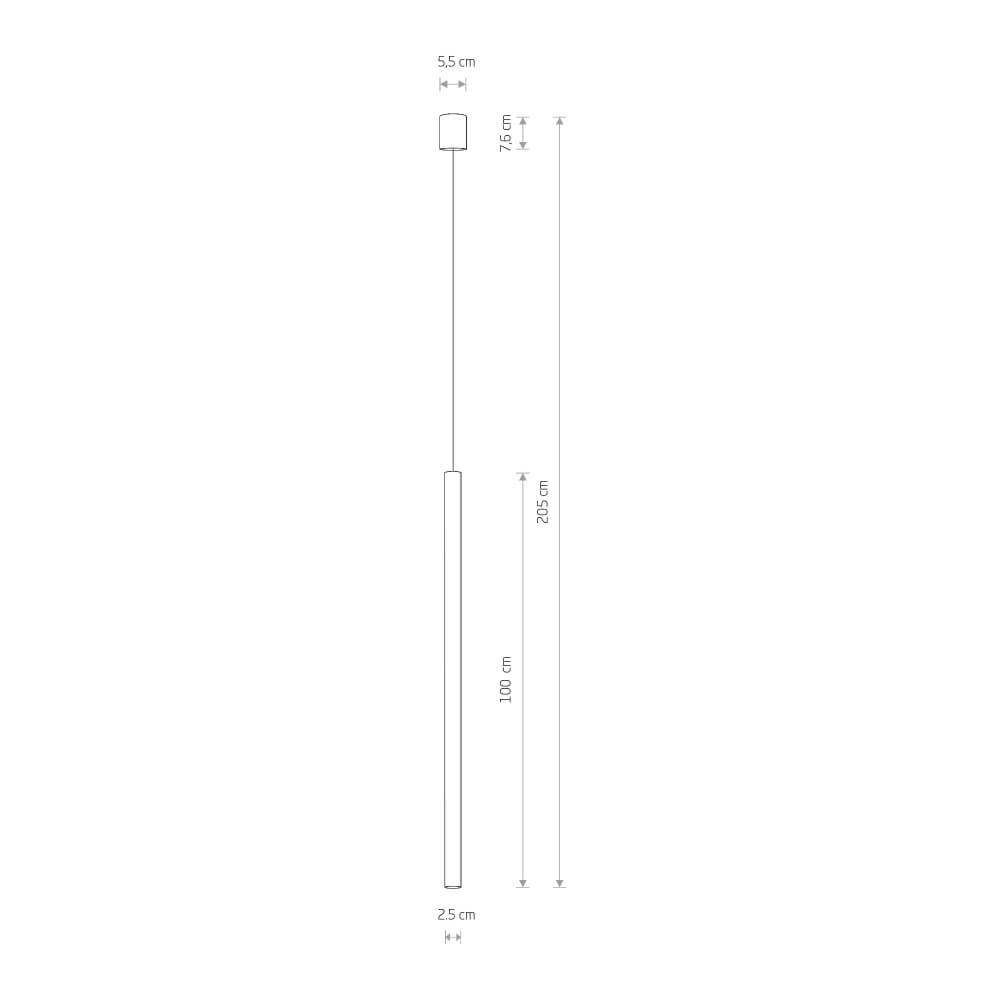 Smalle hanglamp Laser 1000 Goud Lyora 5903139104463