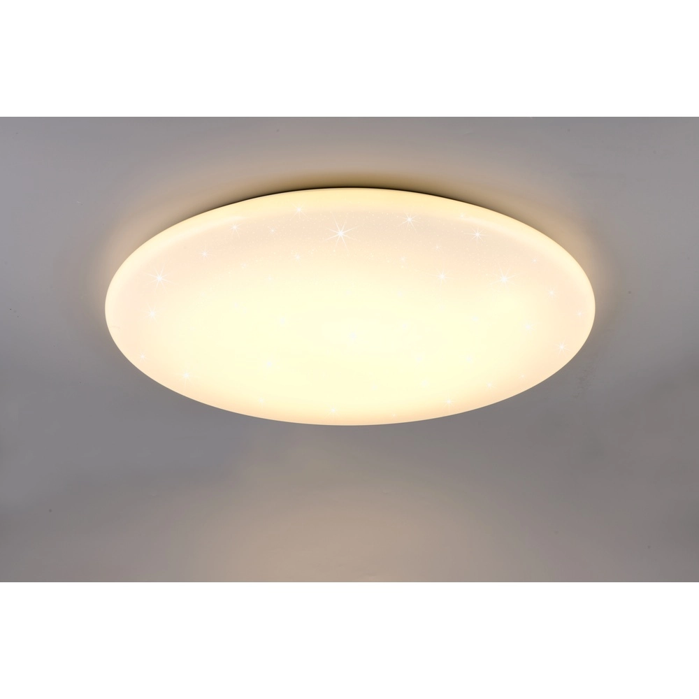 Plafondlamp Sella wit met sterreneffect Trio 4017807640144