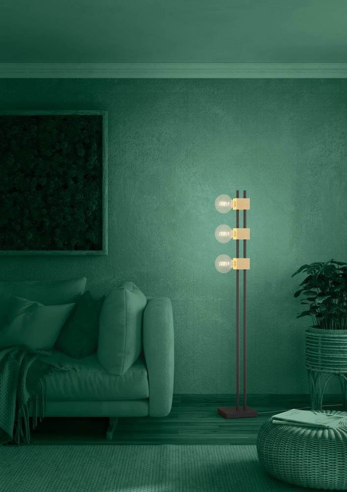 Strakke vloerlamp Levantara 3-lichts Stars of Light 9008606243143