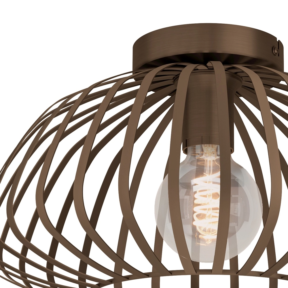 Bronzen plafondlamp Espinal Ø 38,5cm - 1x E27 Eglo 9008606312573